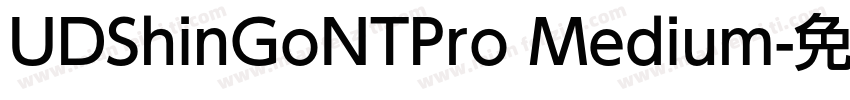 UDShinGoNTPro Medium字体转换